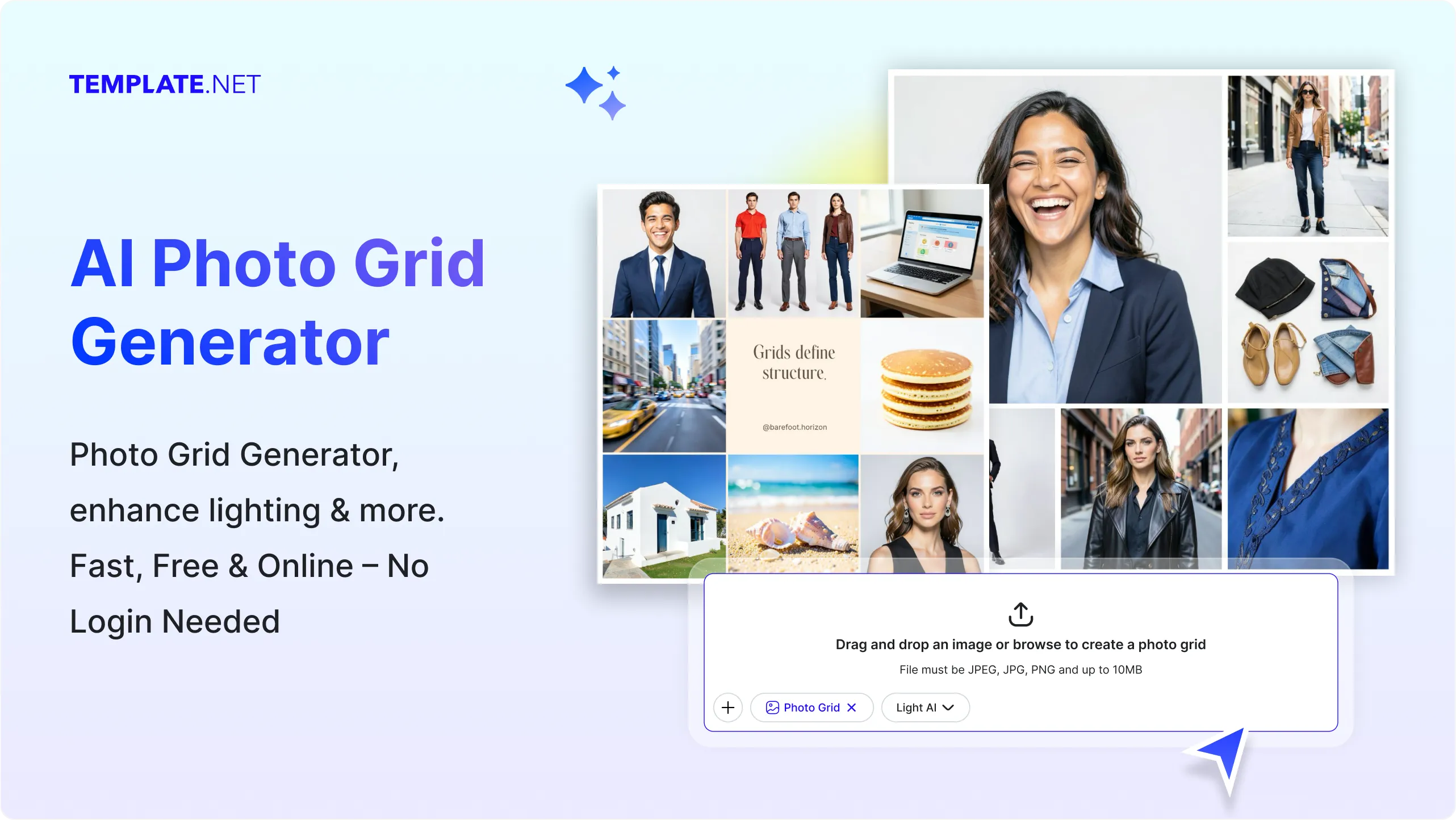 Free AI Photo Grid Generator, Create Photo Collages Online [ No Signup ]